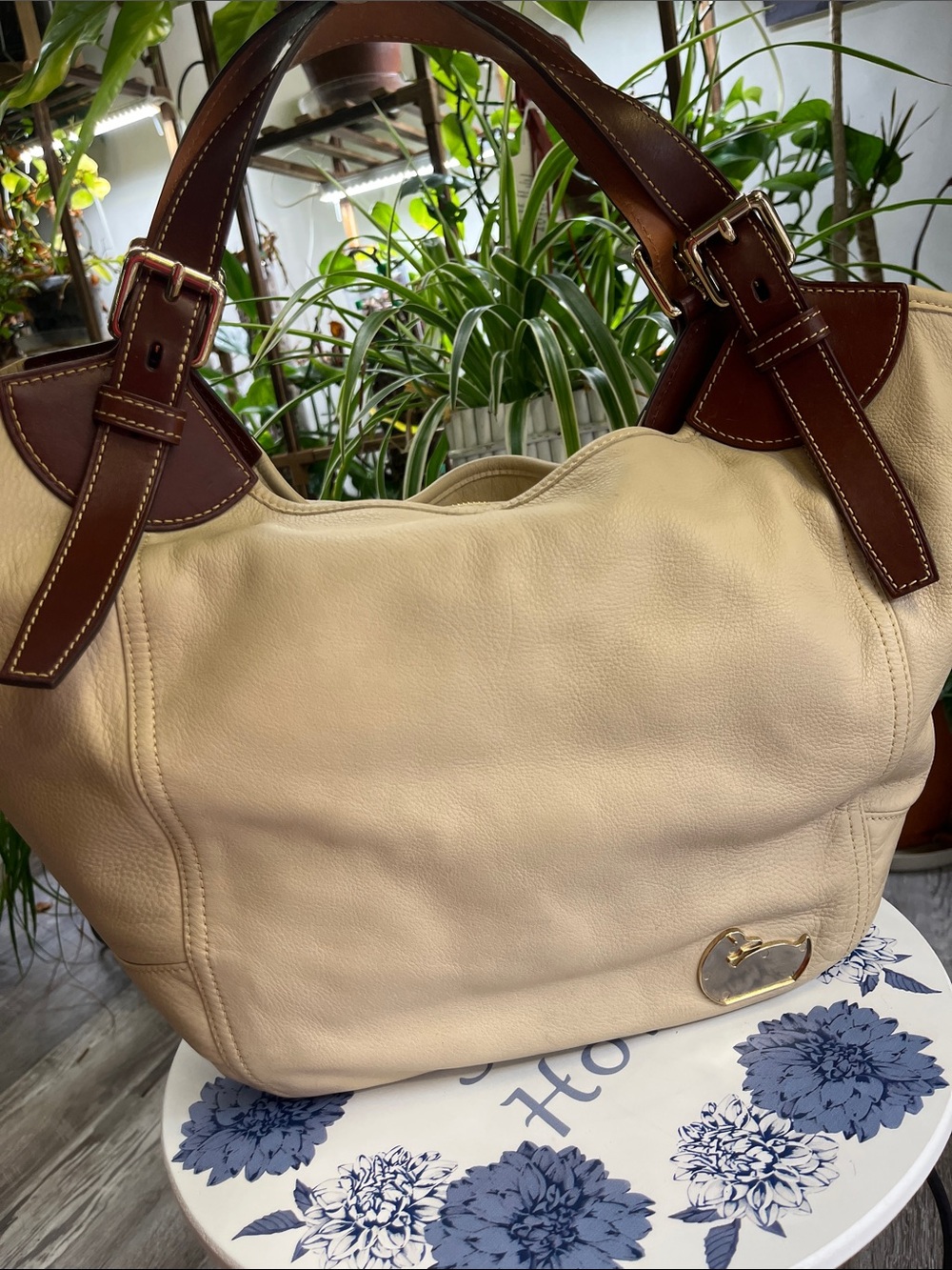 Dooney and Bourke leather shoulder bag.